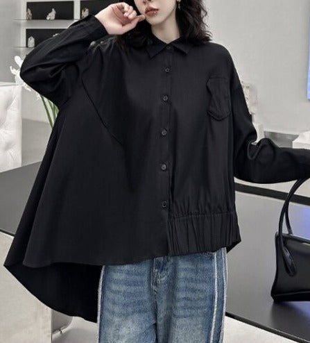 Irregular long backs clothing(G2296)