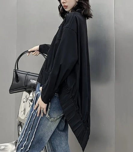 Irregular long backs clothing(G2296)