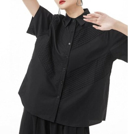 Pleated blouse(G2298)