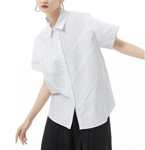 Pleated blouse(G2298)