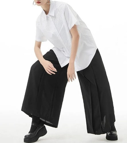 Pleated blouse(G2298)