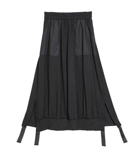 High waist ribbon skirt(G2313)