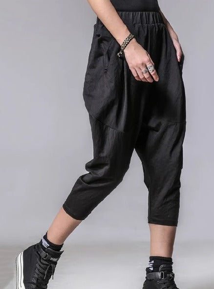 Loose-fit harem pants(G2318)