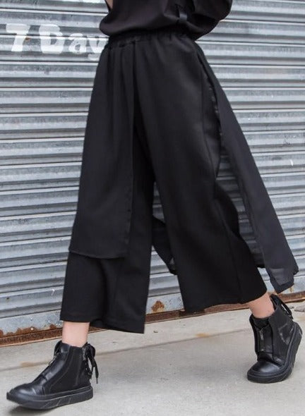 Asymmetry loose fit pants(G2328)