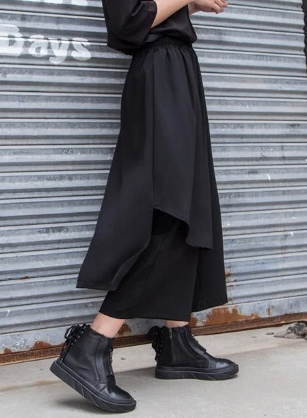 Asymmetry loose fit pants(G2328)