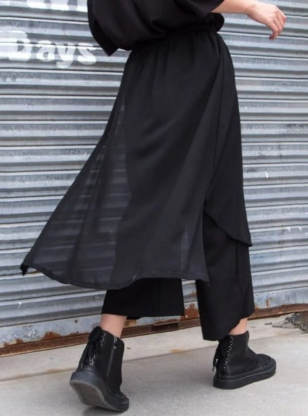Asymmetry loose fit pants(G2328)