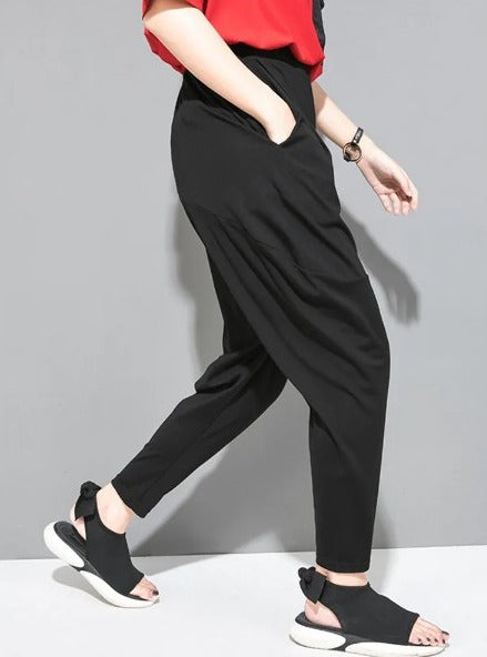 High-waisted pants(G2329)