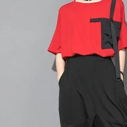 High-waisted pants(G2329)