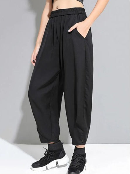 Pleated pocket pants(G2332)