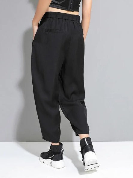 Pleated pocket pants(G2332)