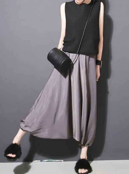 Wide leg pants(G2337)