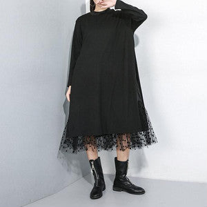 Stand collar dress (G1007)