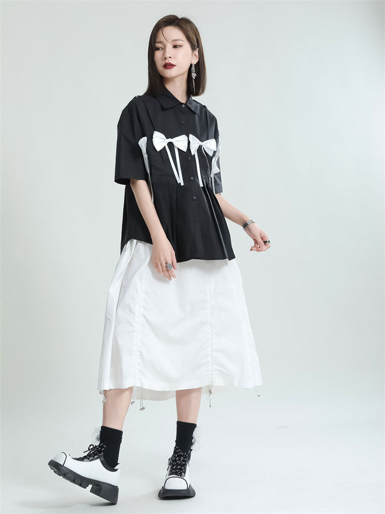 High Elastic Waist Long Half-body Skirt(G2125)