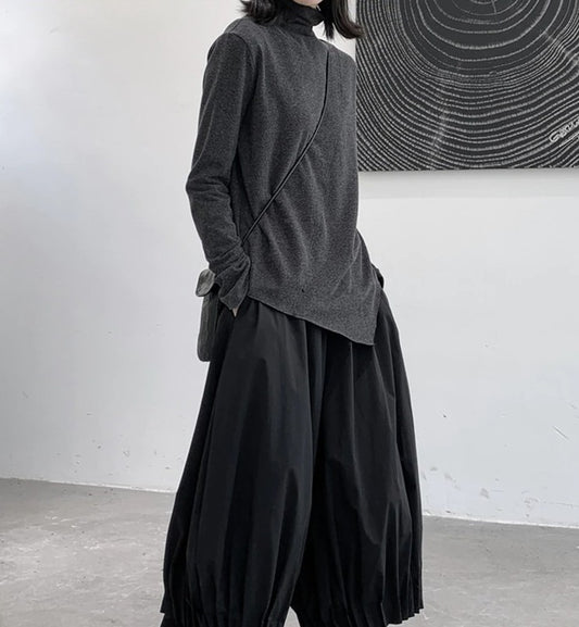 Asymmetry long sleeves(G2220)