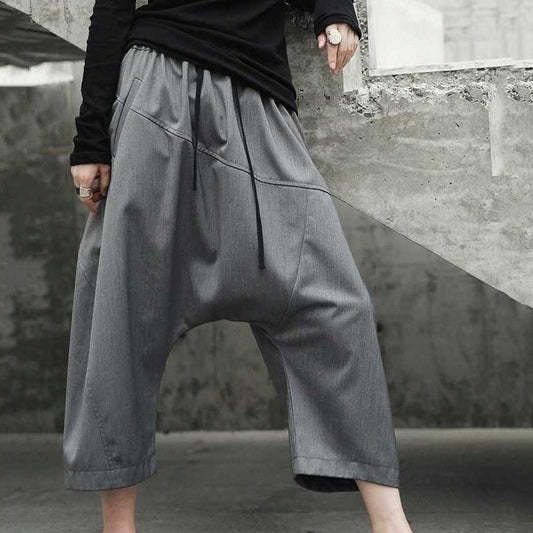 High waist harem pants(G2187)