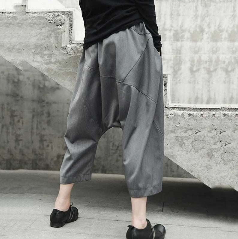 High waist harem pants(G2187)