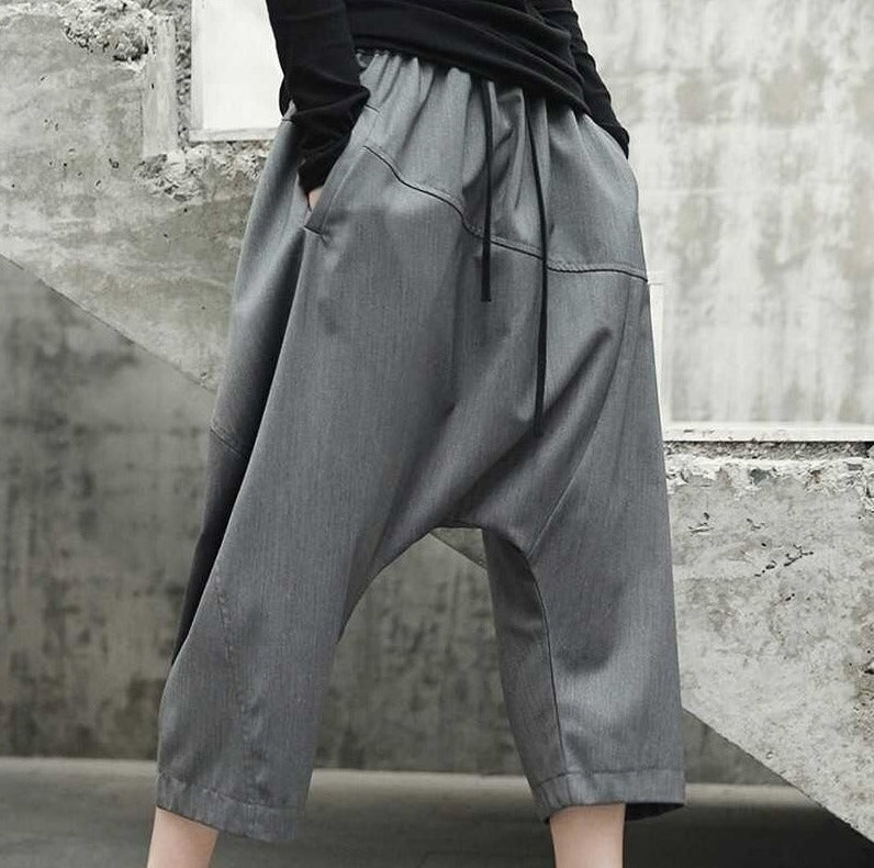 High waist harem pants(G2187)