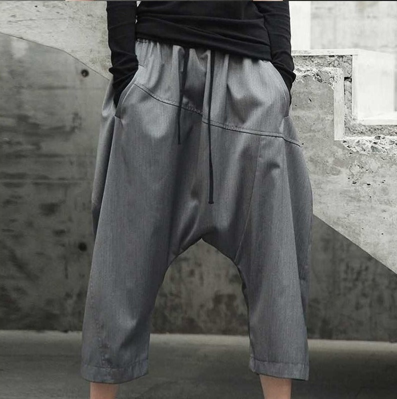 High waist harem pants(G2187)