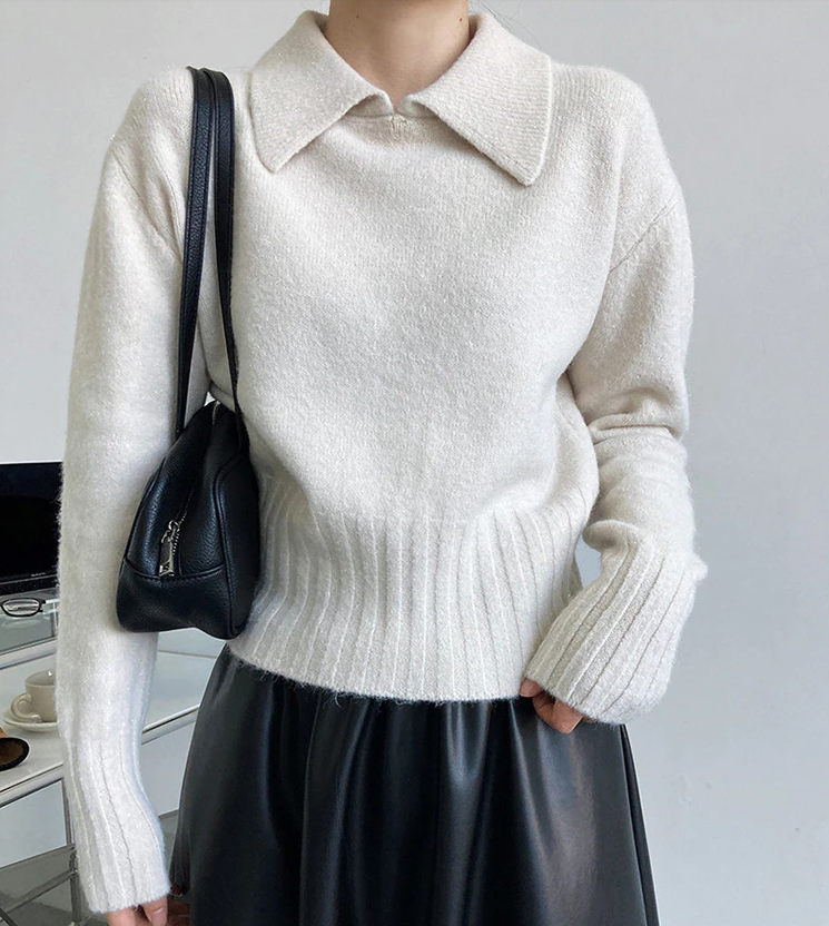 Vintage knitted sweater(G2192)