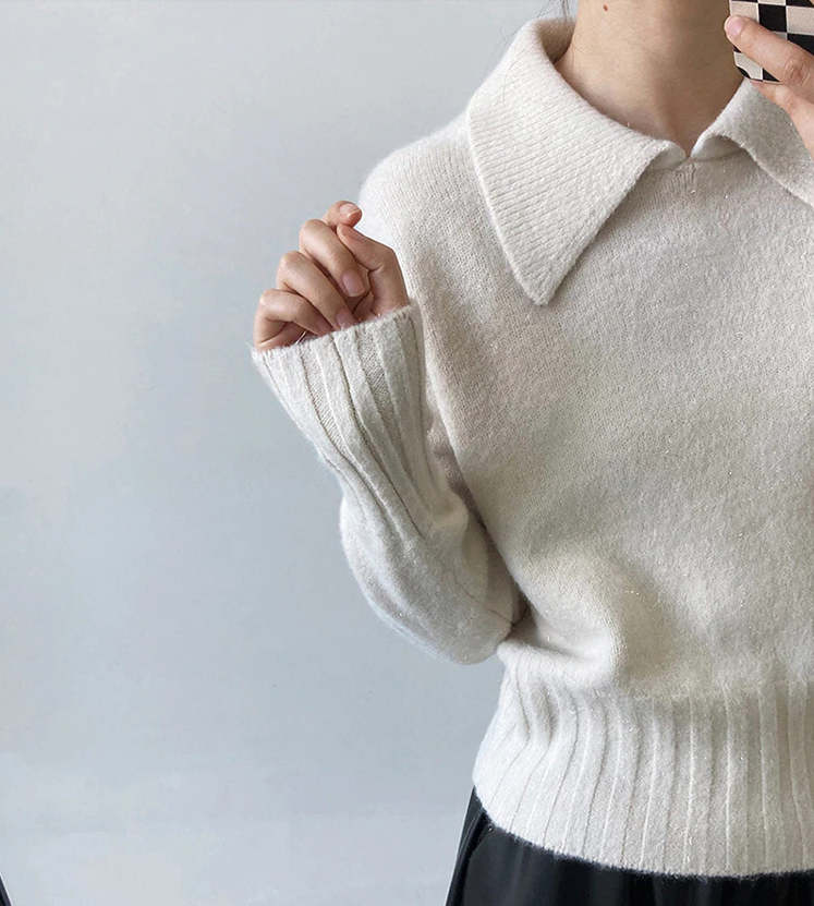 Vintage knitted sweater(G2192)