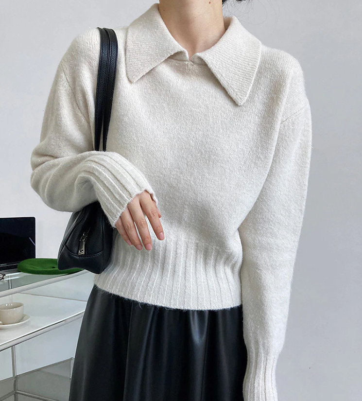 Vintage knitted sweater(G2192)