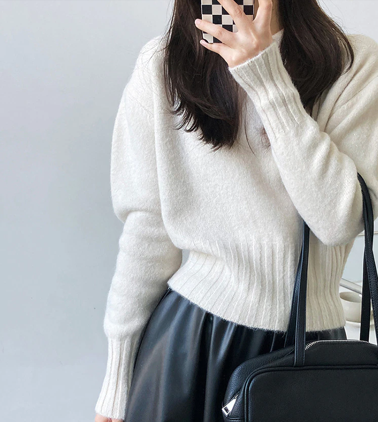 Vintage knitted sweater(G2192)