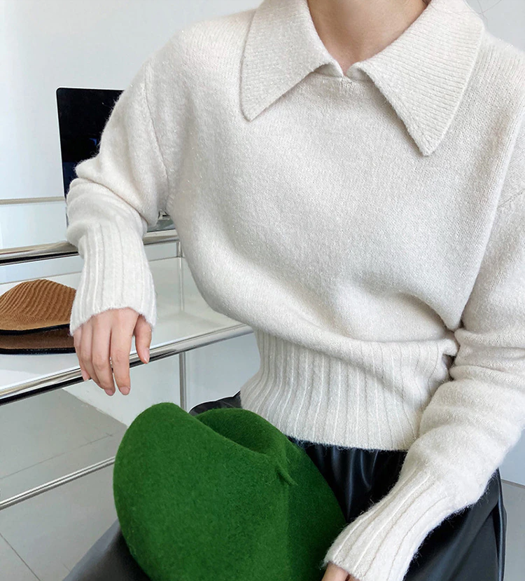 Vintage knitted sweater(G2192)