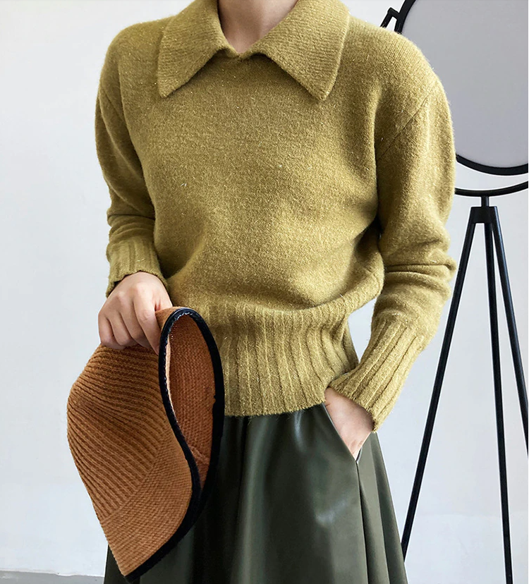 Vintage knitted sweater(G2192)