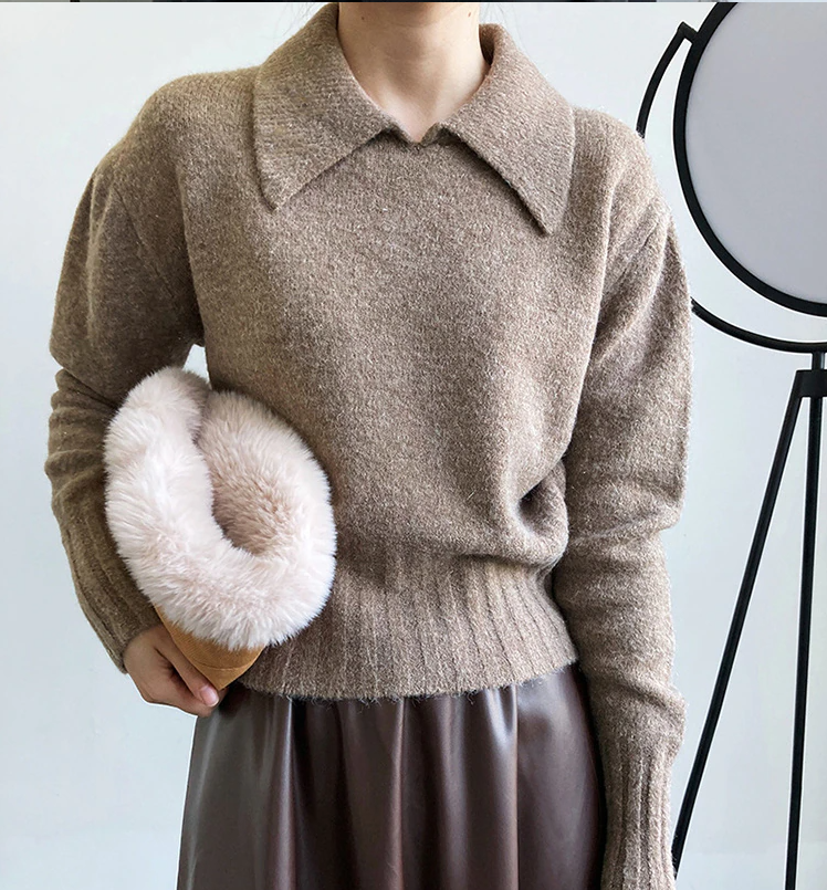 Vintage knitted sweater(G2192)