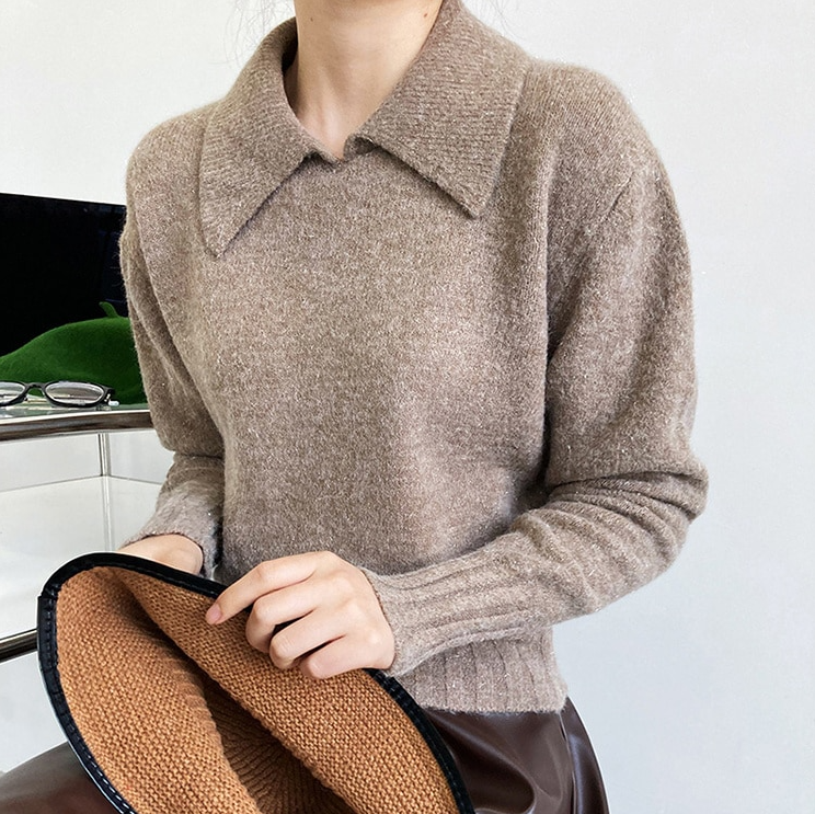Vintage knitted sweater(G2192)