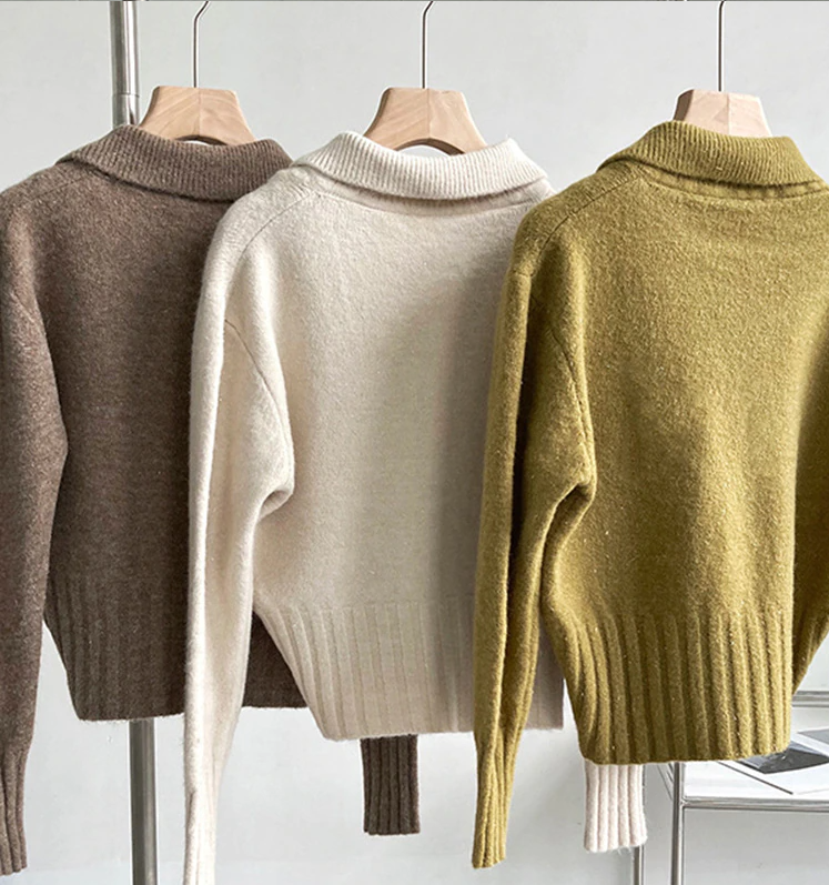 Vintage knitted sweater(G2192)
