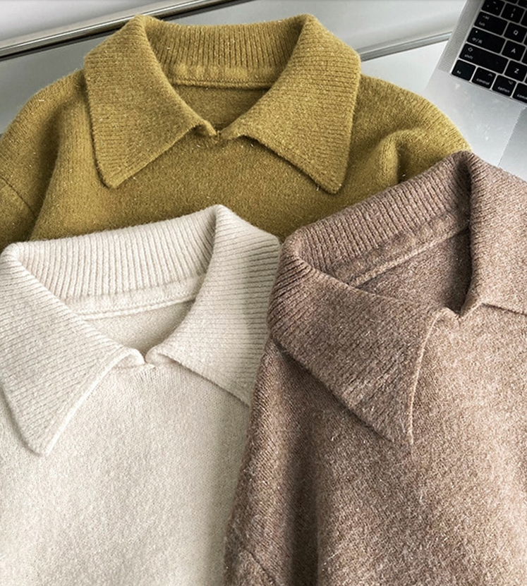 Vintage knitted sweater(G2192)