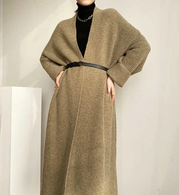 V-neck long sleeve cardigan(G2198)