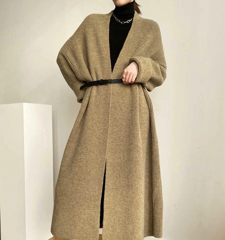 V-neck long sleeve cardigan(G2198)