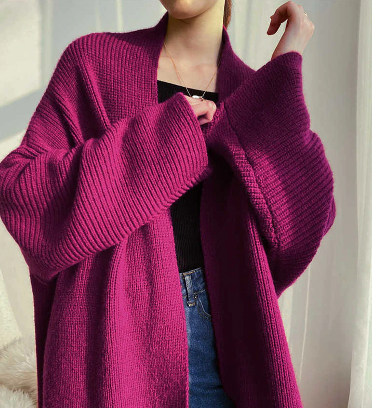 V-neck long sleeve cardigan(G2198)