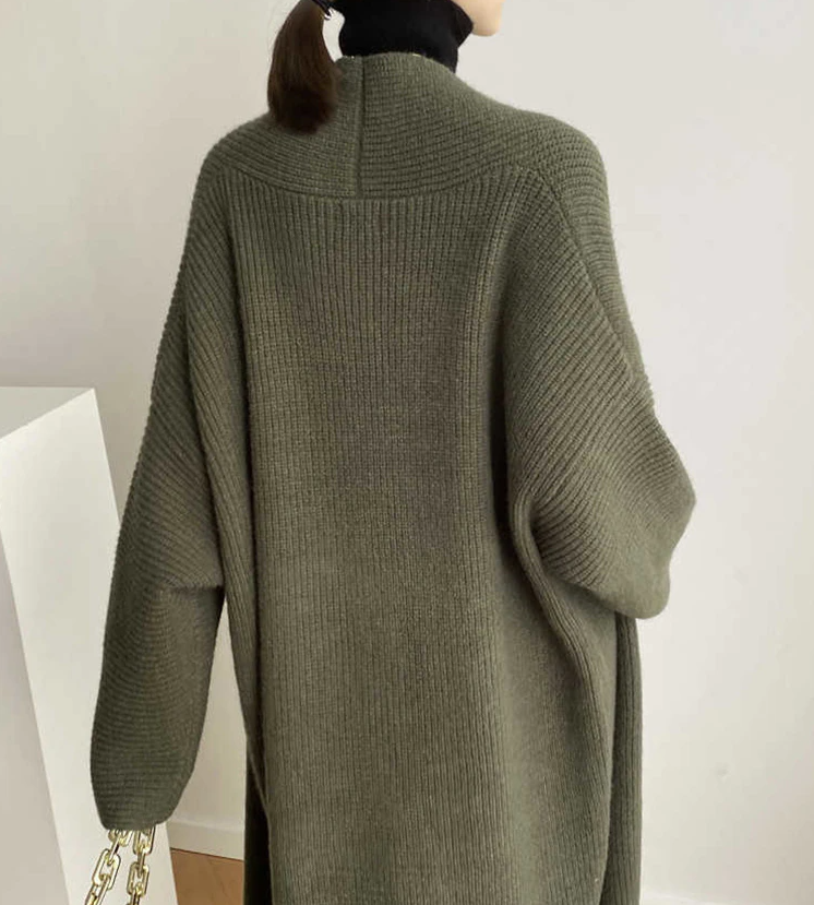 V-neck long sleeve cardigan(G2198)