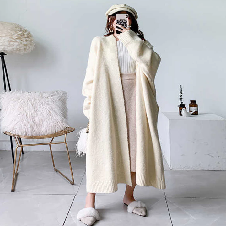 Loose fit long sleeve cardigan(G2199)