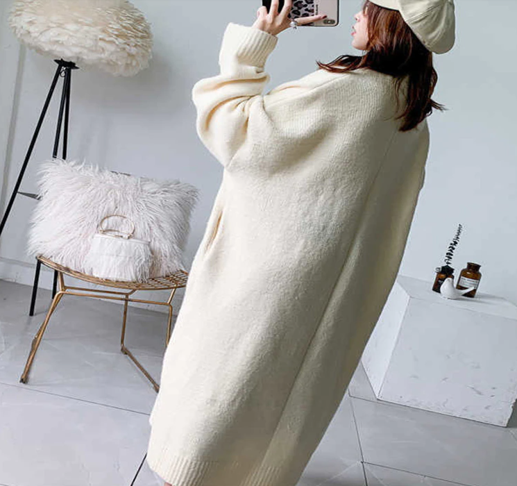 Loose fit long sleeve cardigan(G2199)