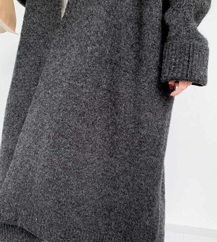 Loose fit long sleeve cardigan(G2199)