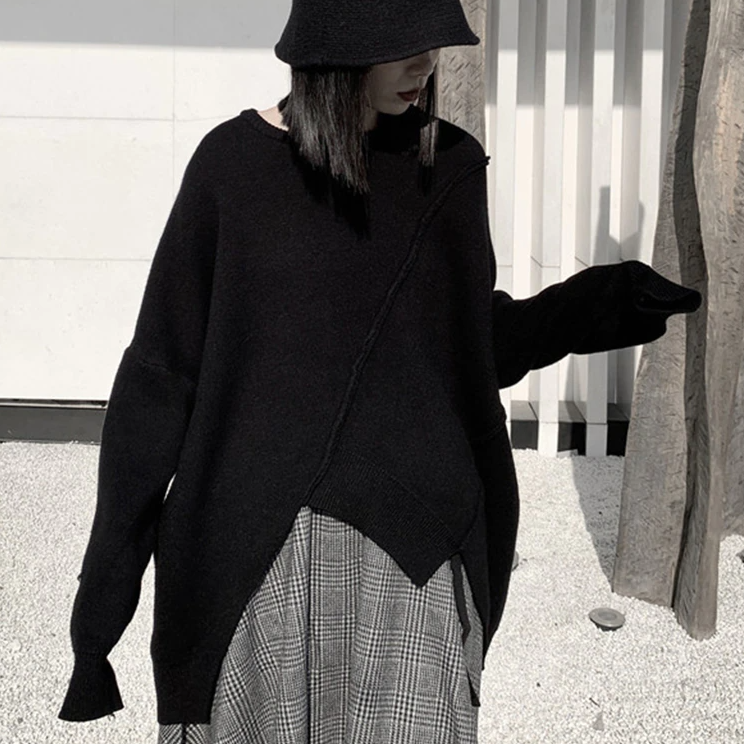 Round Neck Big Size Sweater(G2202)