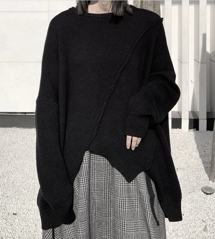 Round Neck Big Size Sweater(G2202)