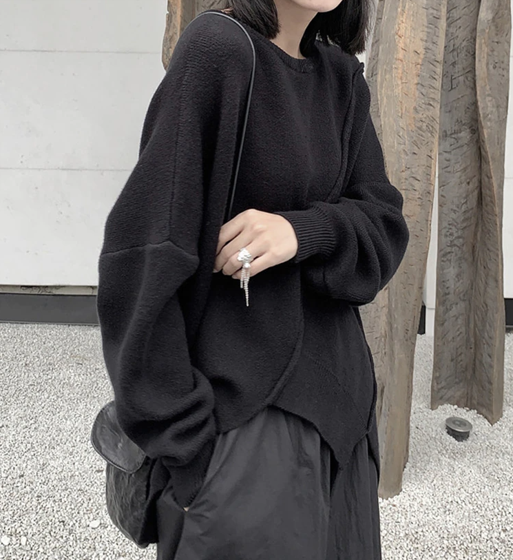 Round Neck Big Size Sweater(G2202)