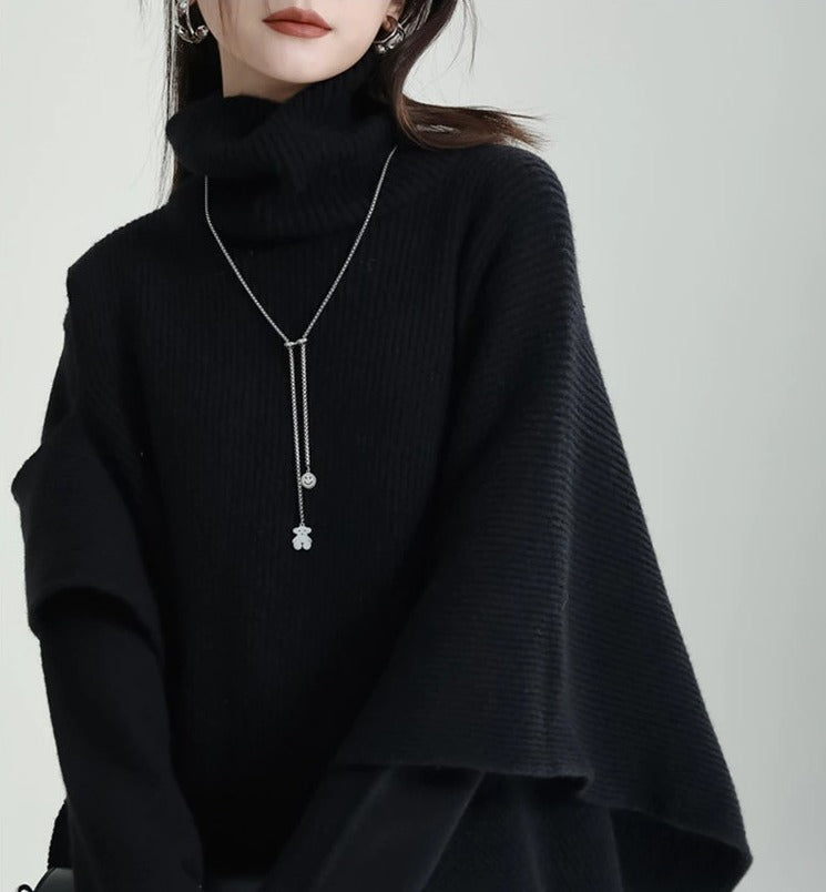 Asymmetry design knitted dress(G2222)