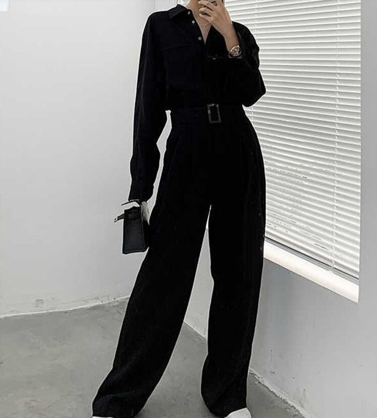 Wide leg jumpsuit(G2237)