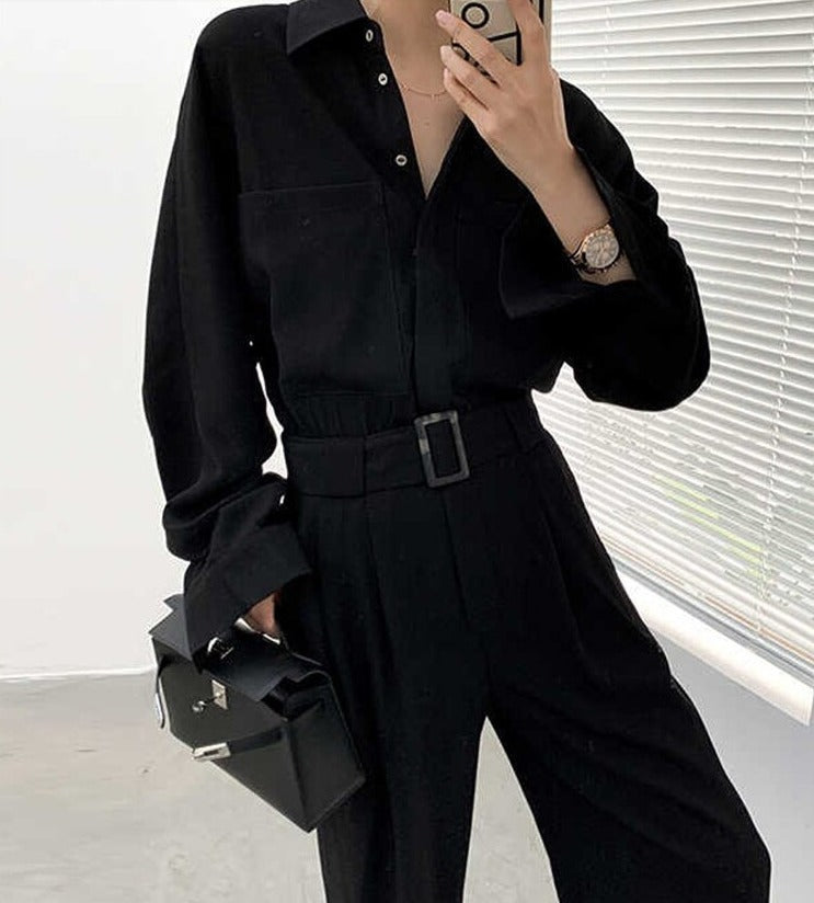 Wide leg jumpsuit(G2237)