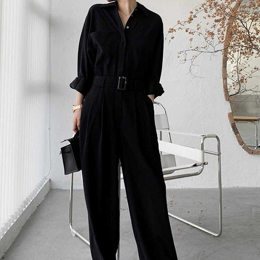 Wide leg jumpsuit(G2237)