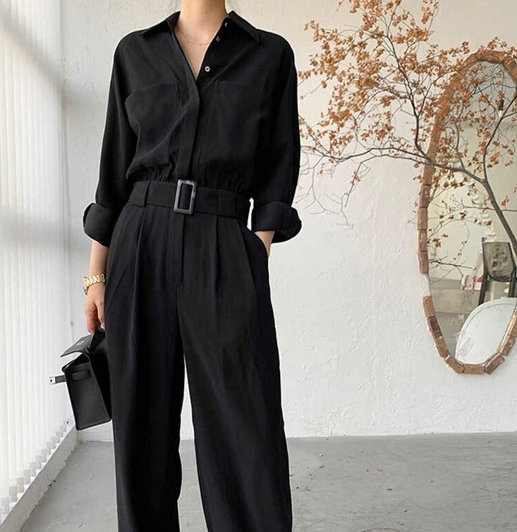 Wide leg jumpsuit(G2237)