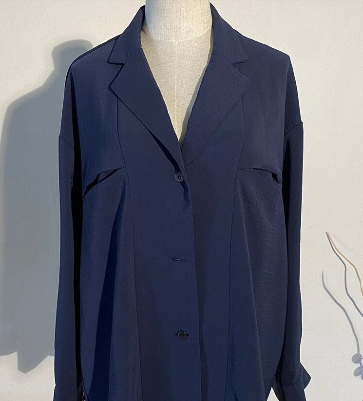 Large size long sleeve shirt(G2238)