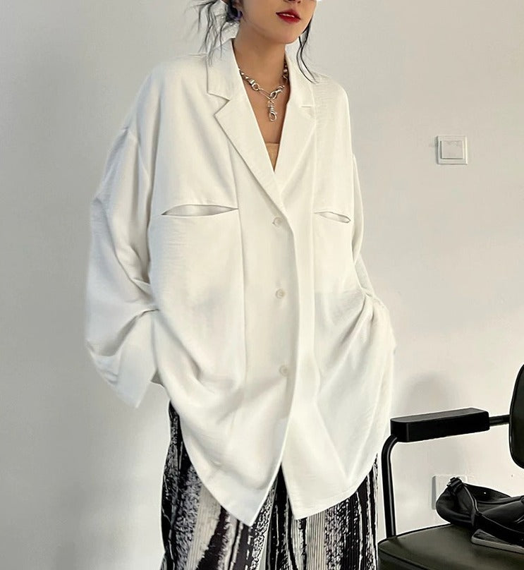 Large size long sleeve shirt(G2238)