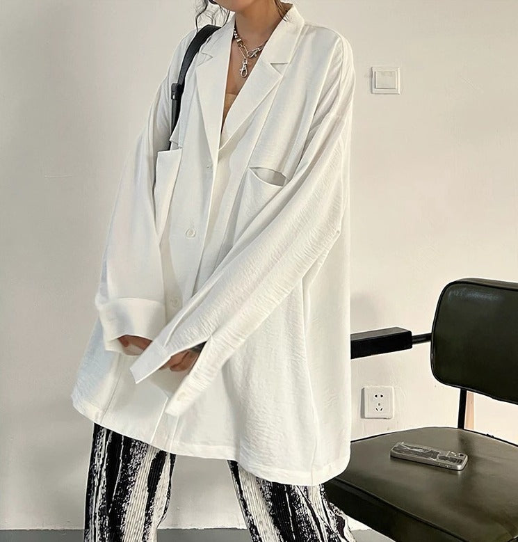 Large size long sleeve shirt(G2238)